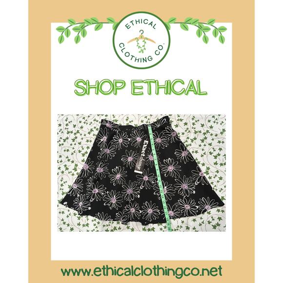 Vintage Exact Change Daisy Skirt- Size 10 - Picture 1 of 4